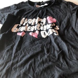 Medium black Anvil Happy Galentines day shirt